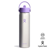 Hydroflask 24 oz Wide Flex Straw Lid Stainess Steel - Violet